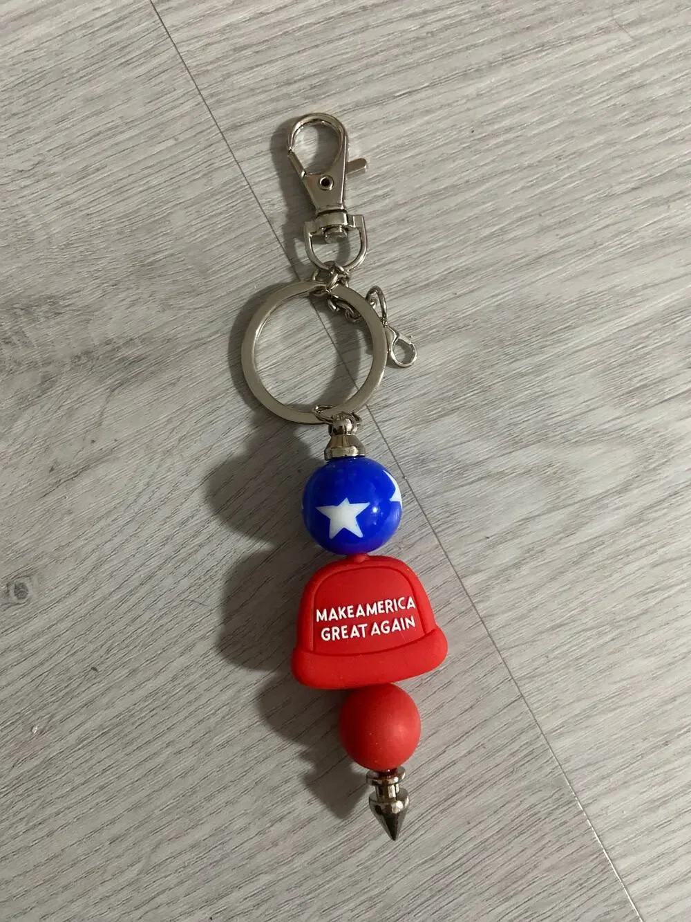 MAGA keychain purse charm